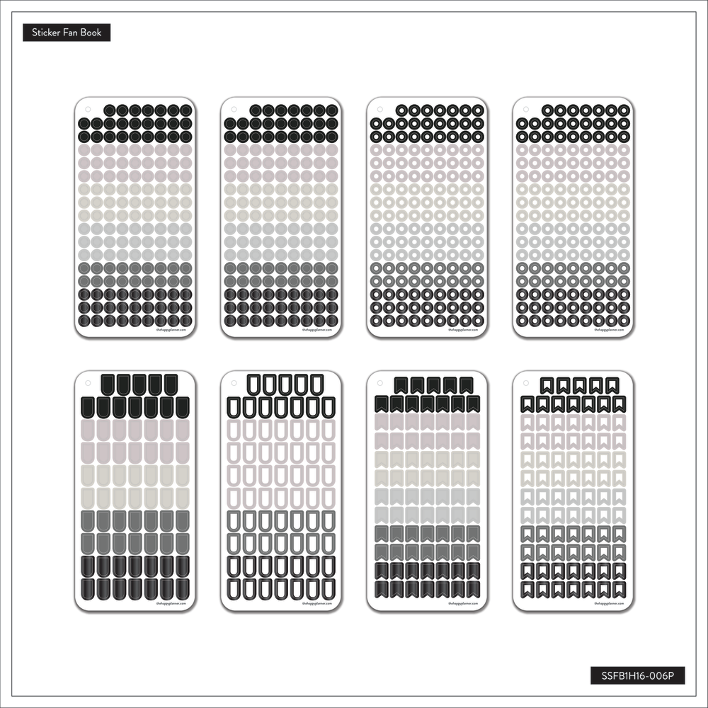 Work + Life Metropolitan - Foil Sticker Fan Book - 16 Sheets – Happy ...