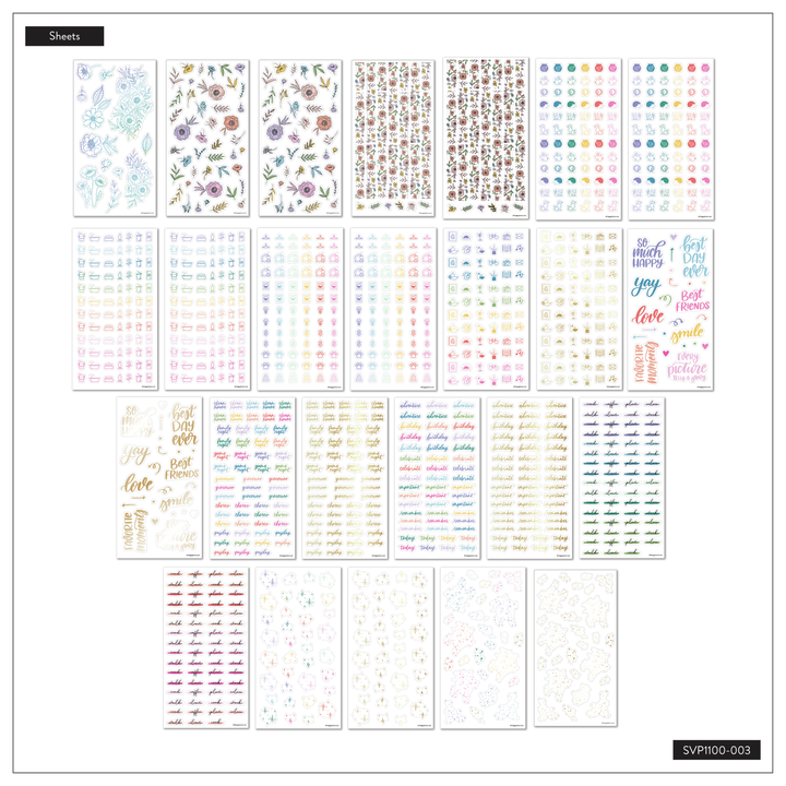 RESERVED 2024 HAPPY Planner Extra Large Mega Sticker Book Bundle