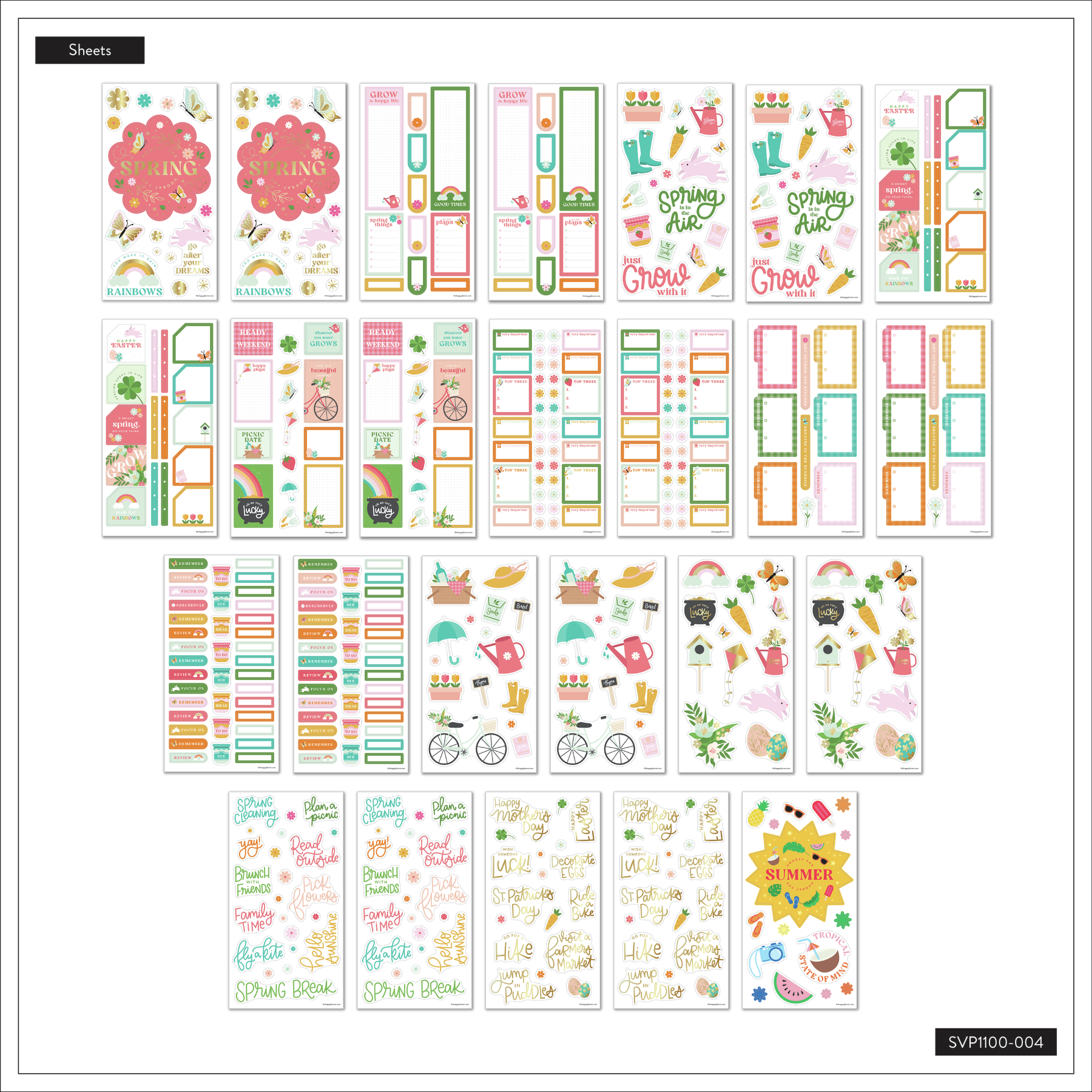 Happy Planner Sticker Value Pack-Seasonal, 1607/Pkg (1607 Piece(s