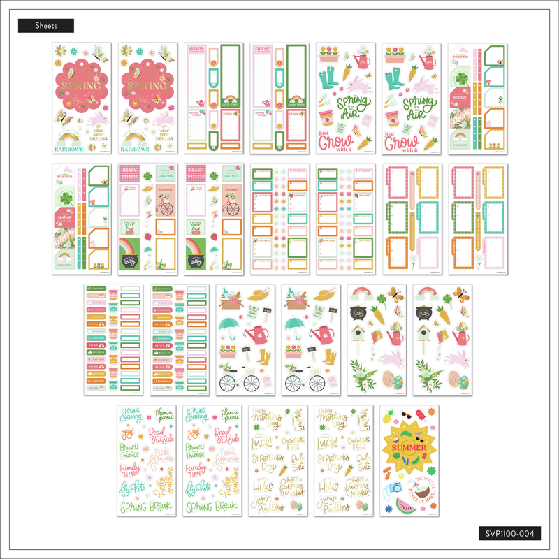Value Pack Stickers - Seasonal Flowers – The Happy Planner