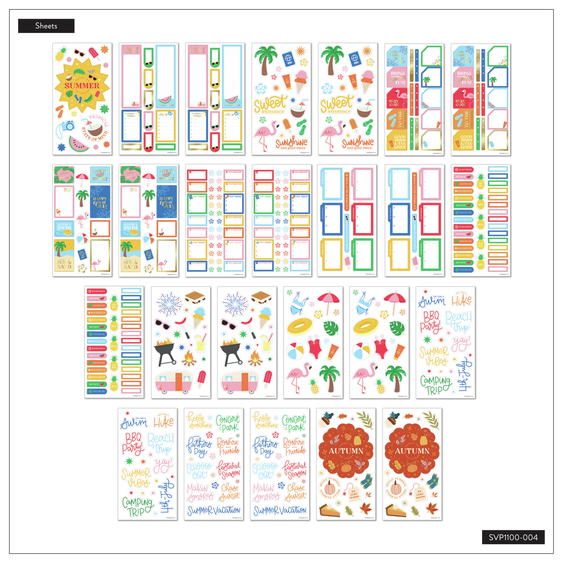 Seasonal Stickers – The Happy Planner