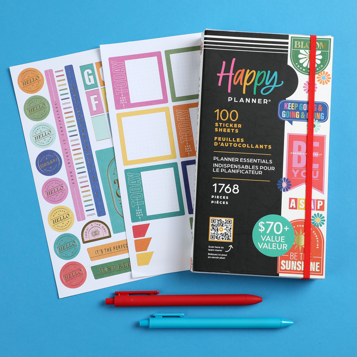 All the Essentials Mega Stickerbook Happy buy Planner Stickers