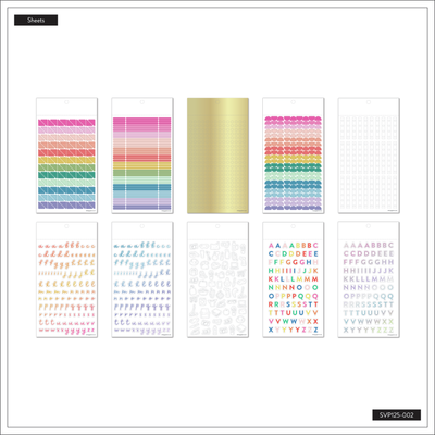Value Pack Stickers - Bright Clear Essentials