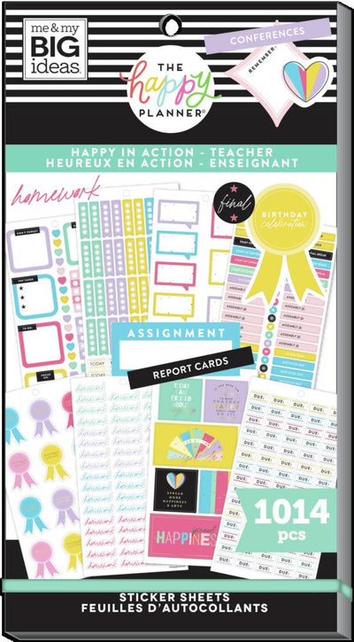 Teacher Value Pack Stickers - Happy In Action
