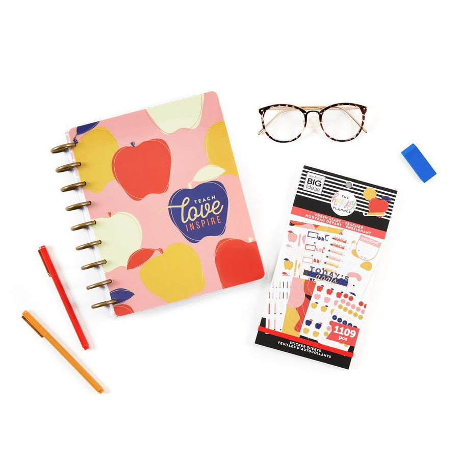 Brand New The Happy Planner Teacher / School Sticker Book Value cheapest Pack Bundle Set