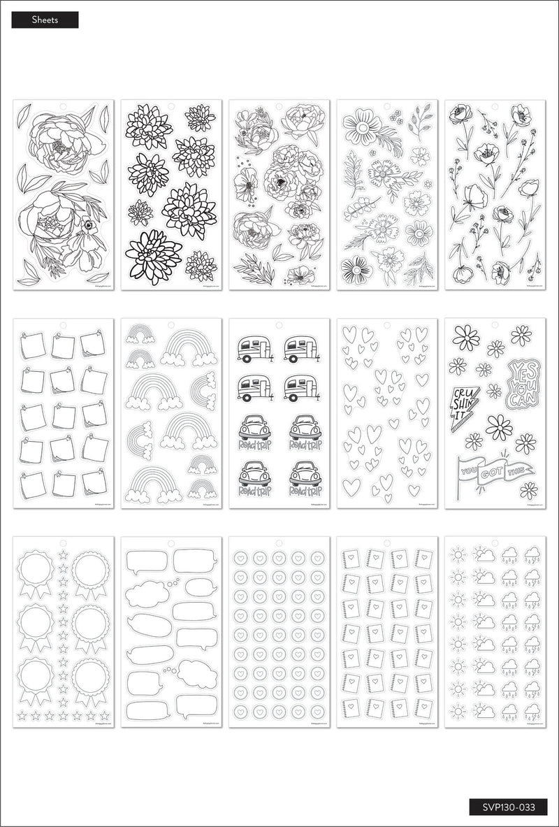 Value Pack Stickers - Coloring