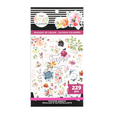 The Happy Planner Pressed Florals 30 Sheet Sticker Pad
