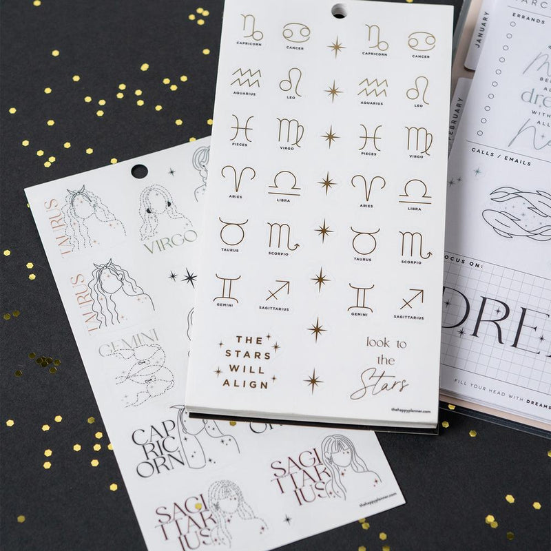 Zodiac Astrology Value Pack Stickers | The Happy Planner