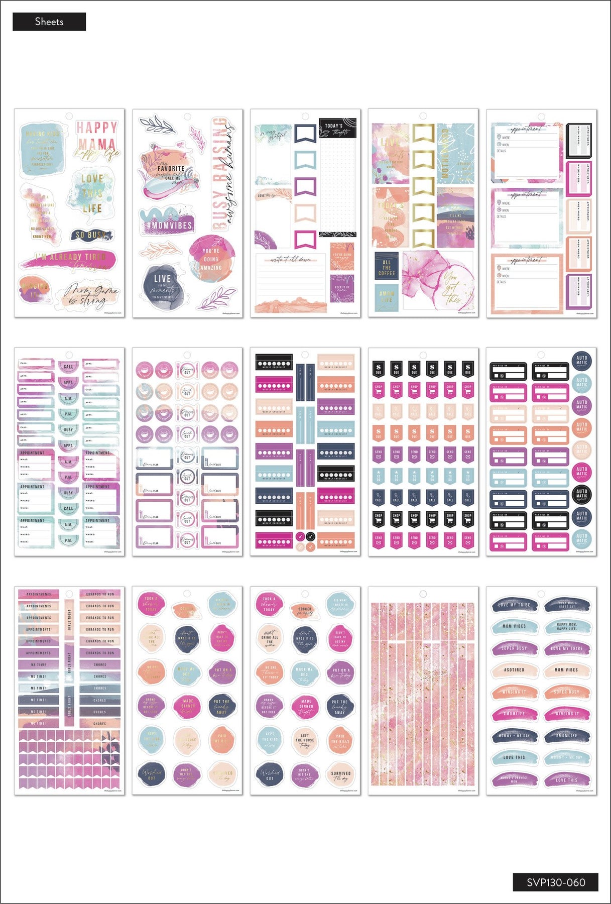 Waxing stickers for planners, ID 0038 – mamagloriashop