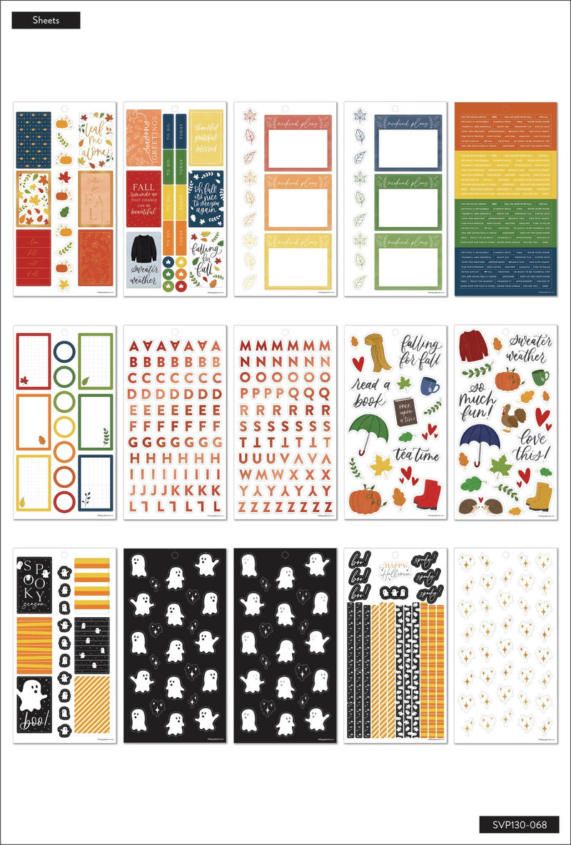 Fall Planner Stickers, Bullet Journal Stickers