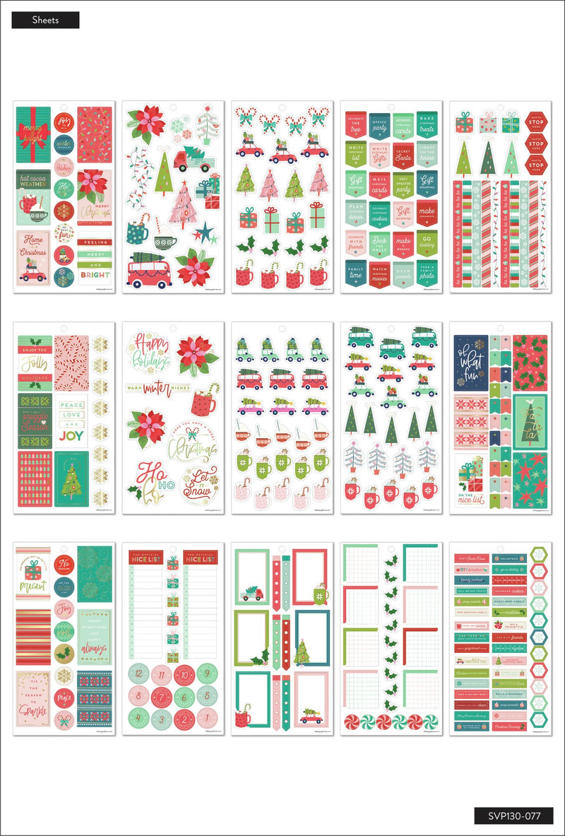 Merry Christmas Value Pack Stickers | The Happy Planner