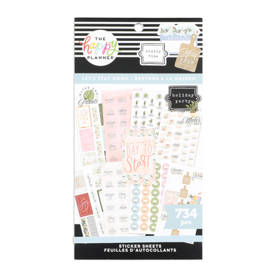 Value Pack Stickers - Let's Stay Home
