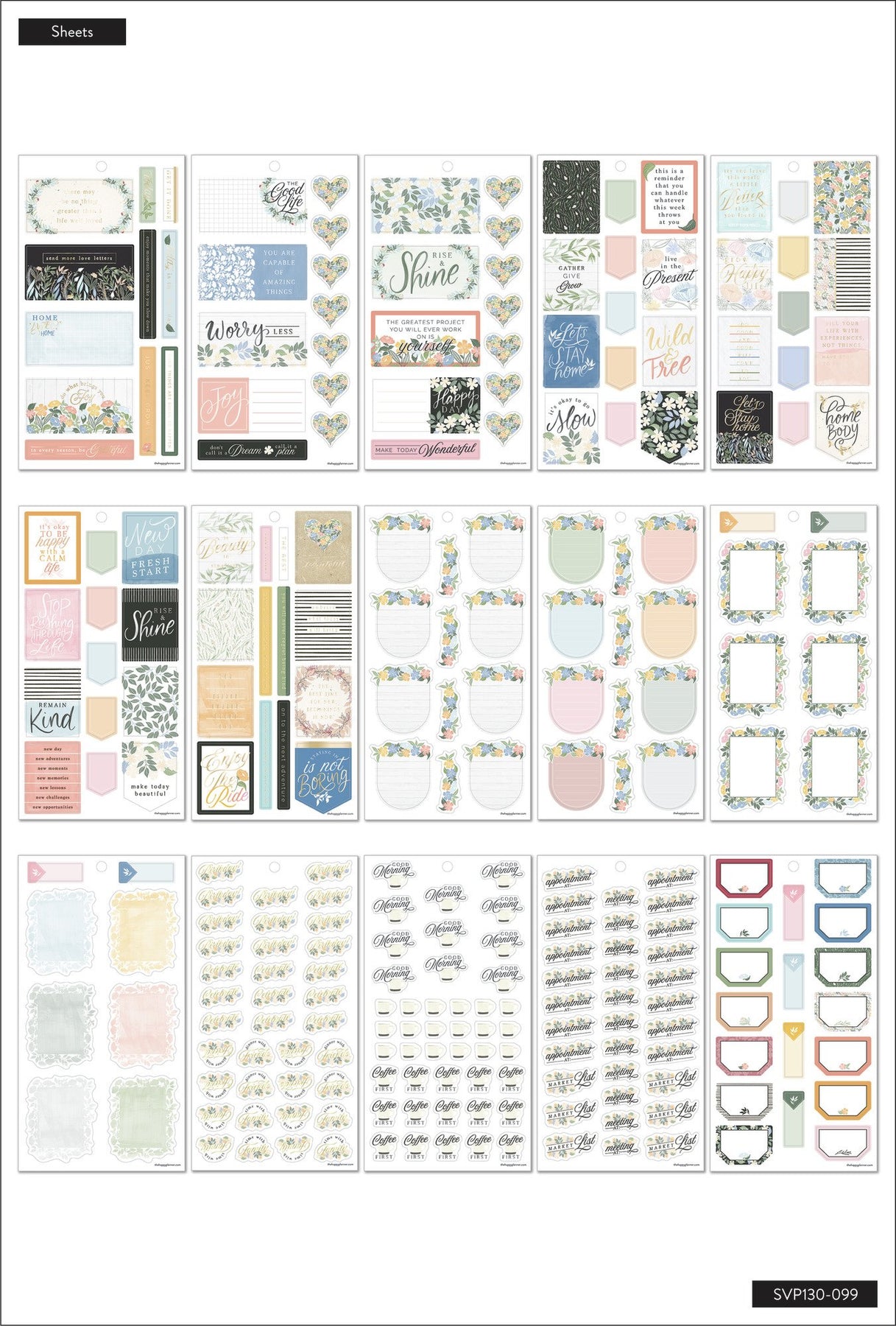 Value Pack Stickers - Home Sweet Home – Happy Planner