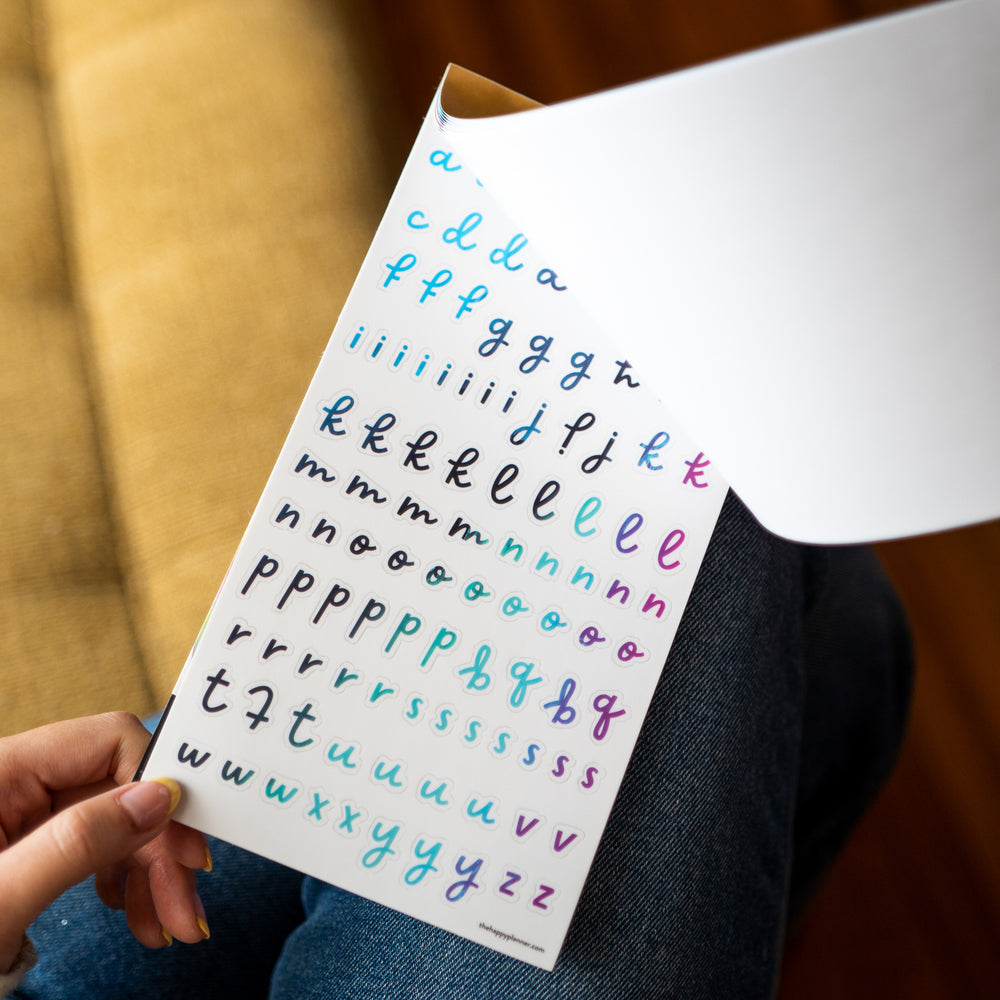 Value Pack Stickers - Unique Alpha Fonts