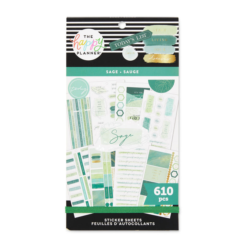 Value Pack Stickers - Sage