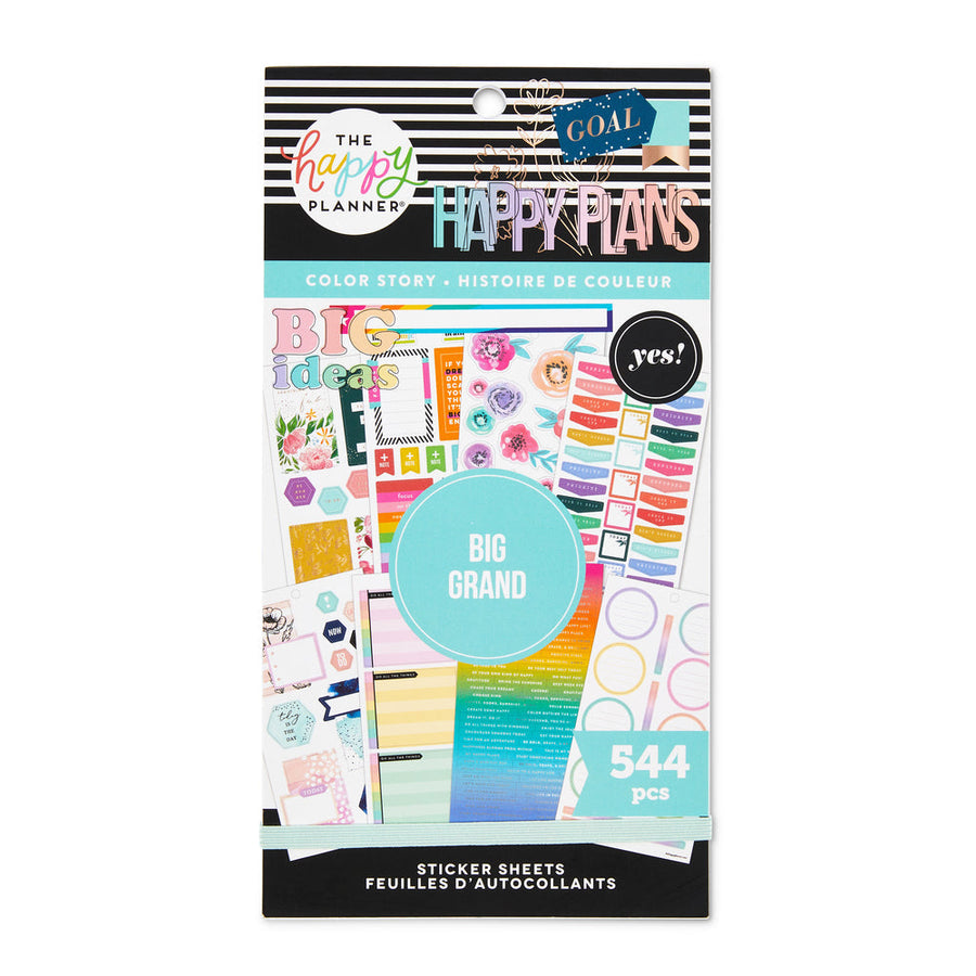 Rainbow Colorful Boxes Mega Stickerbook Happy Planner Stickers buy