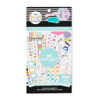 Value Pack Stickers | 90s | Mini | Black | [mini] | Happy Planner