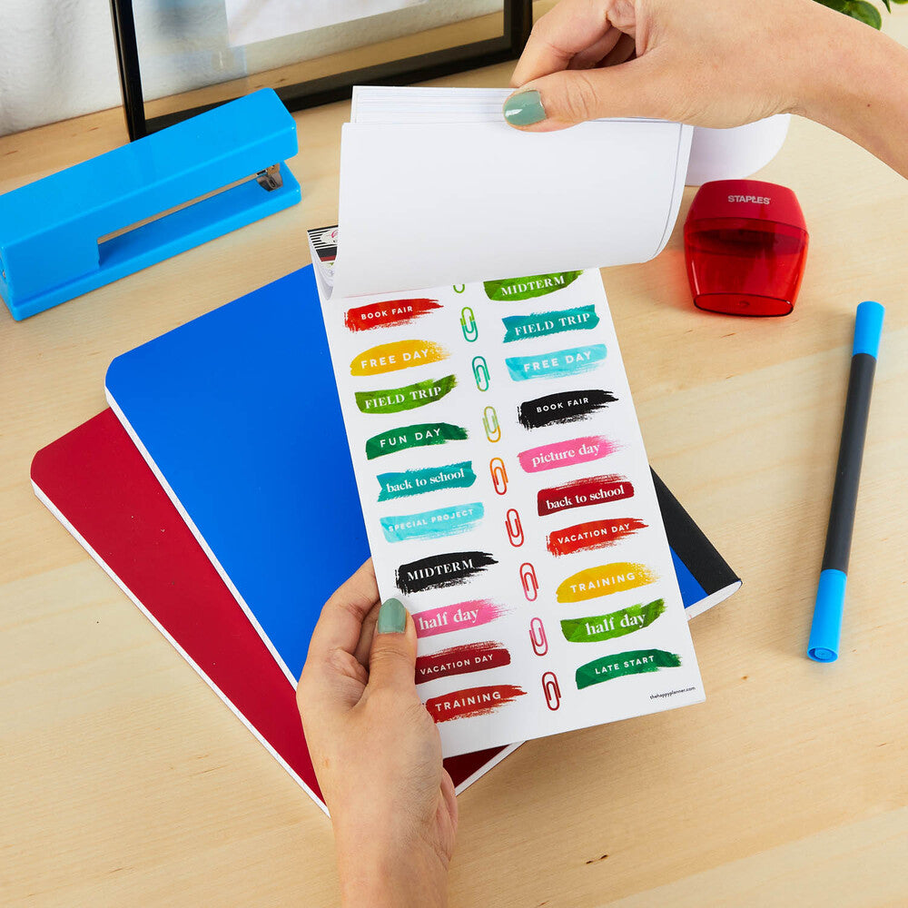 Adding Value Stickers Value Pack Stickers - Painterly Collage – Happy Planner