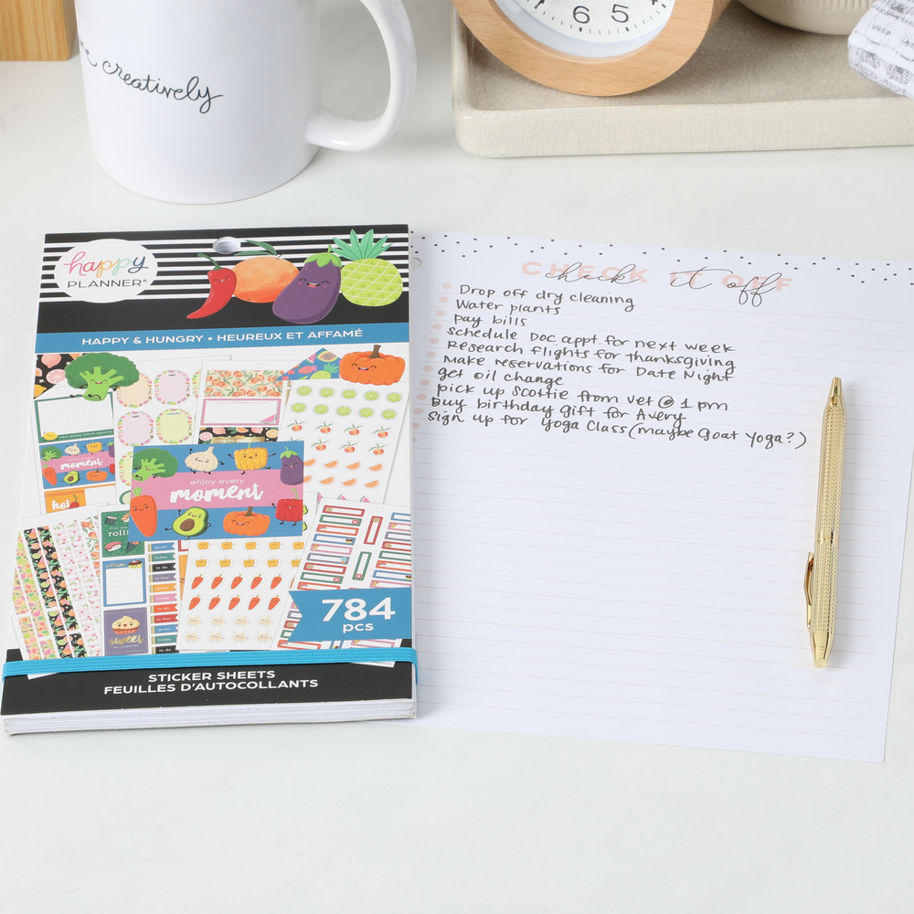 Food Hunger Sticker Value Pack Stickers - Happy & Hungry Food – Happy Planner