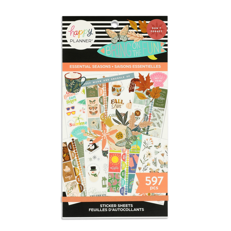 The Happy Planner Seasonal Fall 30 Sheet Sticker Value Pack