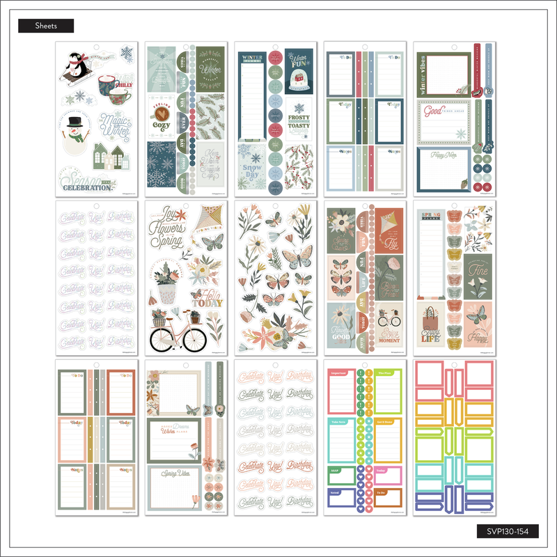 Happy Planner Sticker Value Pack-Seasonal, 1607/Pkg (1607 Piece(s))