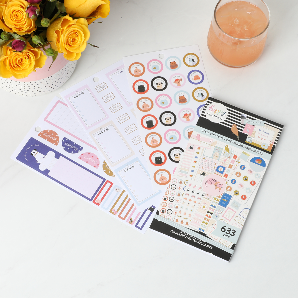 Cozy at Home Monthly Mini Happy Planner Stickers – Dicope Stickers