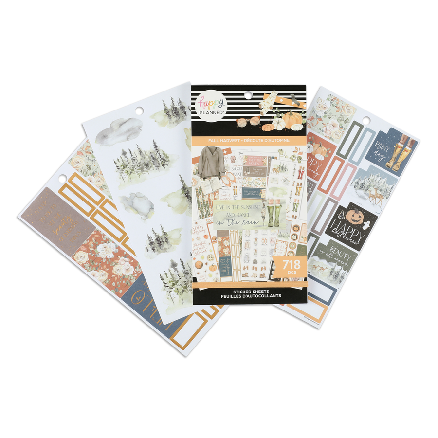 The Happy Planner Value Pack Sticker Book Bundle Set - Fall hotsell 2023’ Newest Release