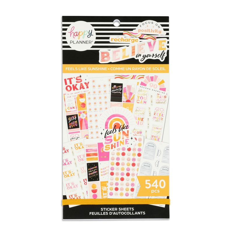 Value Pack Stickers - Feels Like Sunshine – Happy Planner