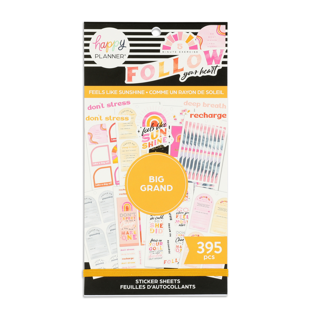Value Pack Stickers - Feels Like Sunshine - Big – Happy Planner