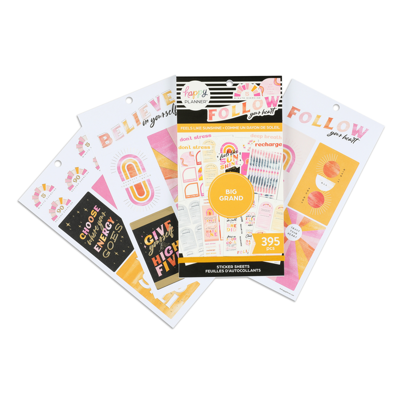 Value Pack Stickers - Feels Like Sunshine - Big – Happy Planner