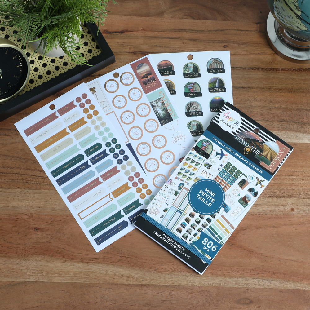 Value Pack Stickers - Getaway Vibes - Mini – Happy Planner