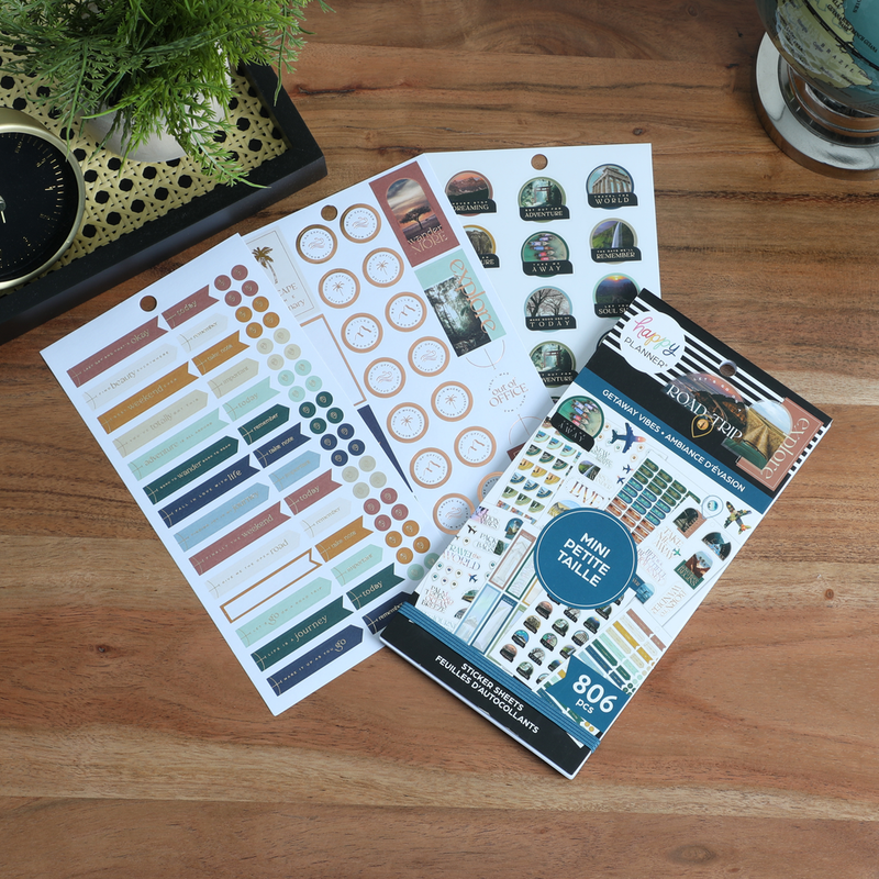Adding Value Stickers Value Pack Stickers - Getaway Vibes - Mini – Happy Planner