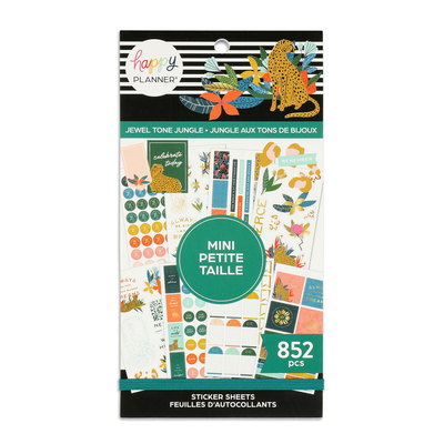 The Happy Planner Sticker Pack for Calendars, Journals and Projects  –Multi-Color, Easy Peel – Scrapbook Accessories – Essential Trackers &  Checklist