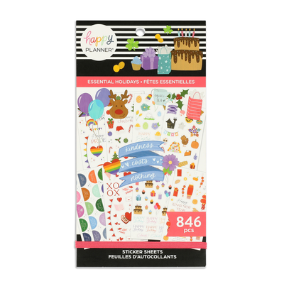 Happy Planner Sticker Value Pack-Seasonal 2 - Mini, 2001/Pkg (2001  Piece(s))