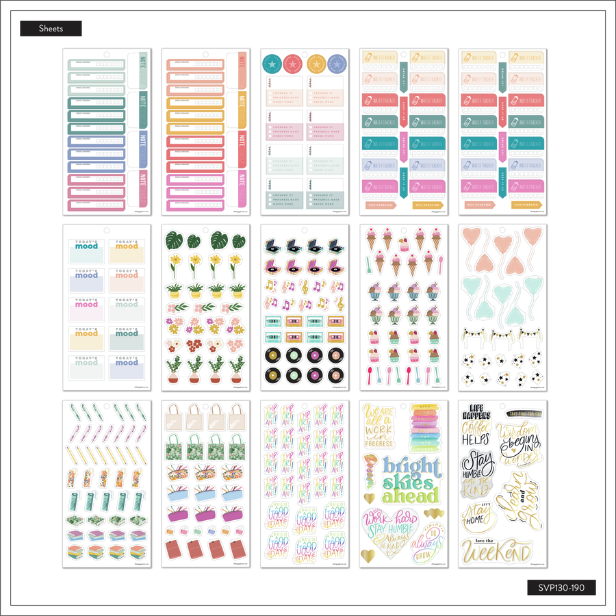 Happy Planner Color Story 460 Sticker high quality Book