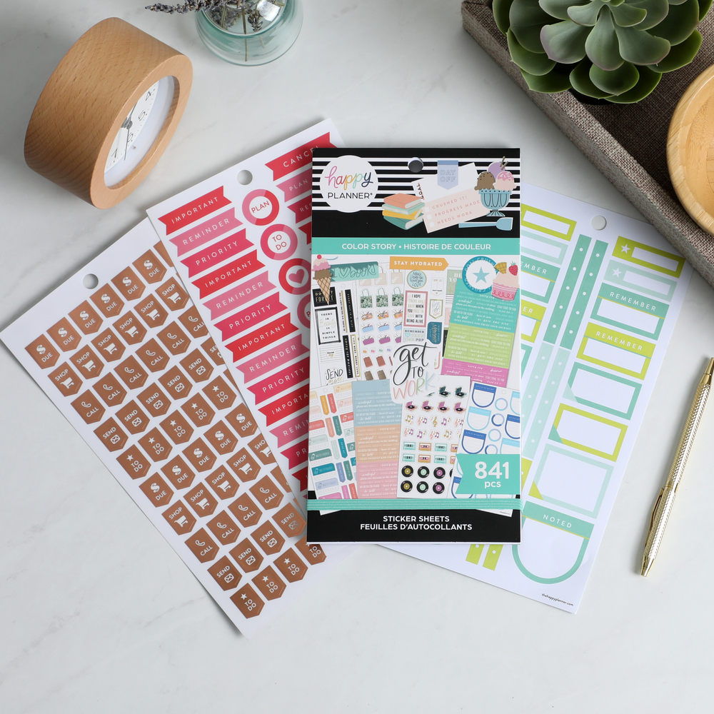 Value Pack Stickers - Color Story – The Happy Planner