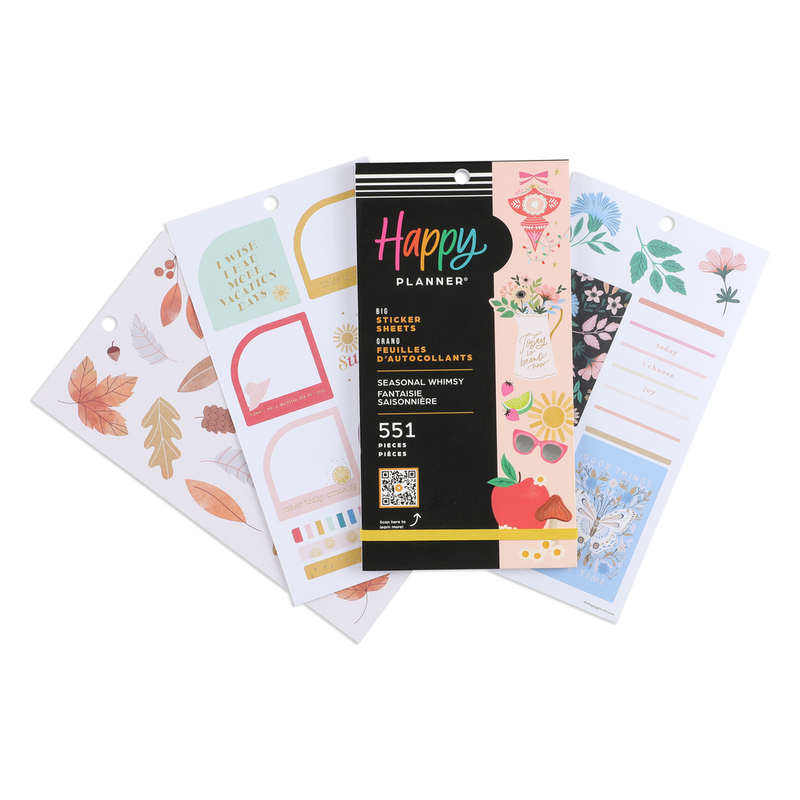 Seasonal Whimsy - Value Pack Stickers - Big – The Happy Planner