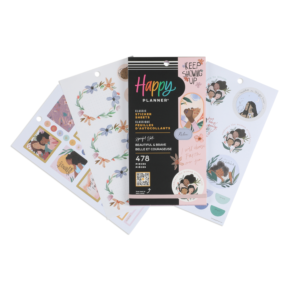 The Happy Planner x Spoonful of Faith Sticker and Accessories Storage Box  Kit