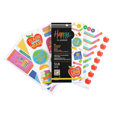 Abstract Silkscreen Teacher - Value Pack Stickers - Big