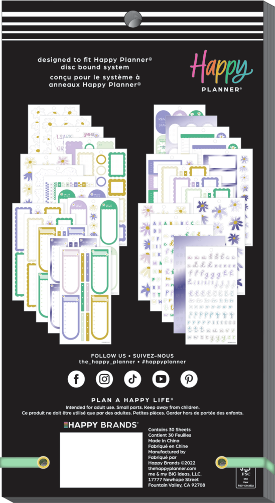 Newest Huge Discbound Book full of Planner Stickers