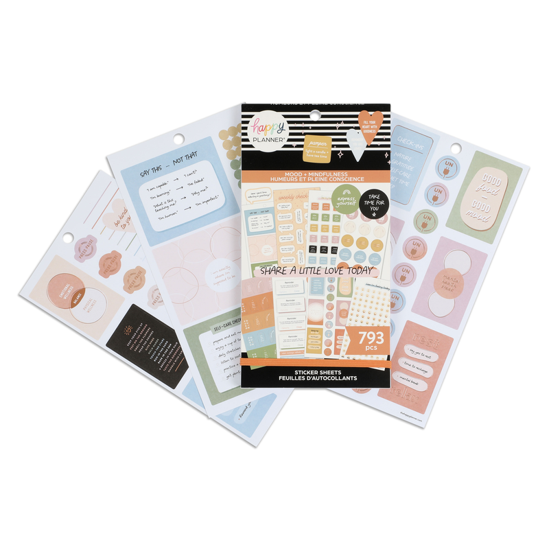 Value Pack Stickers - Mood + Mindfulness