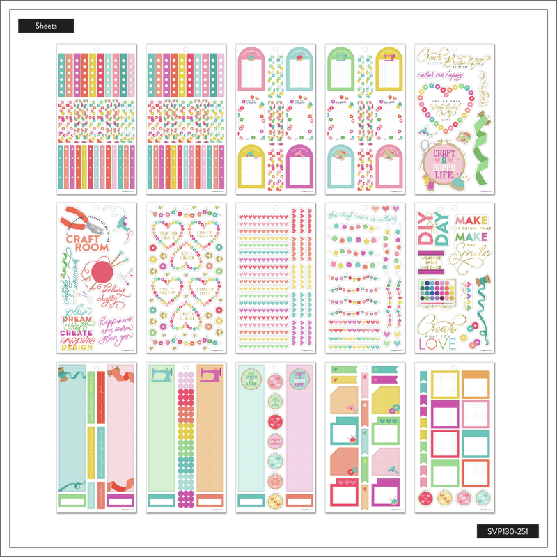 Miss Maker Value Pack Stickers Happy Planner
