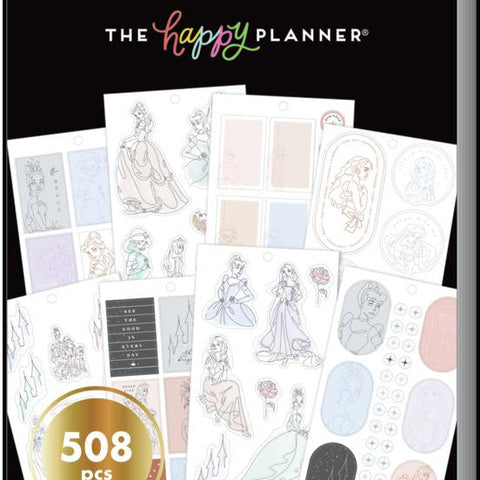 Disney © Princess Elegance Storage Box Kit - 3 Pack  The happy planner,  Sticker storage, Planner accessories