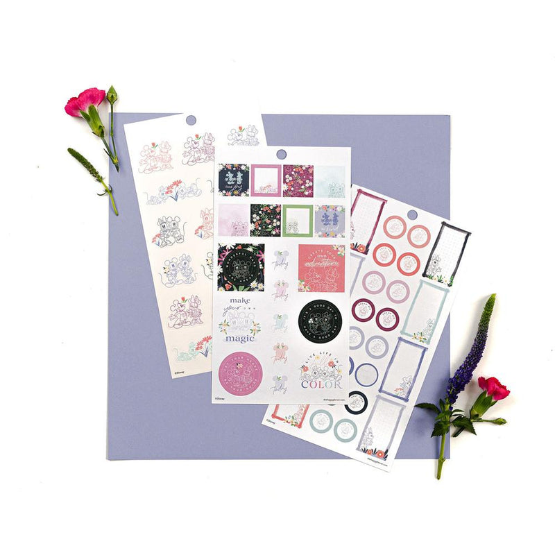 The Happy Planner® Disney® Mickey & Minnie Floral Classic Accessory Pack