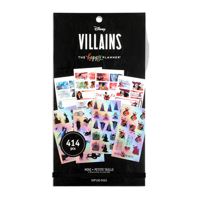 Disney© Villains Value Pack Stickers- Mini