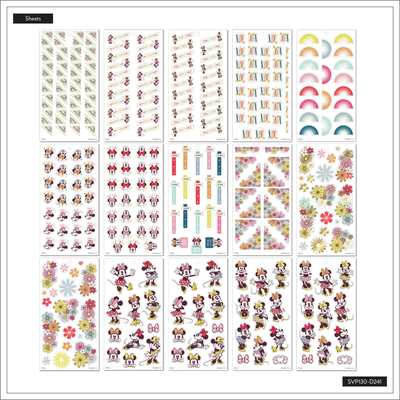 Disney Sunny Minnie Teacher - Value Pack Stickers - Big