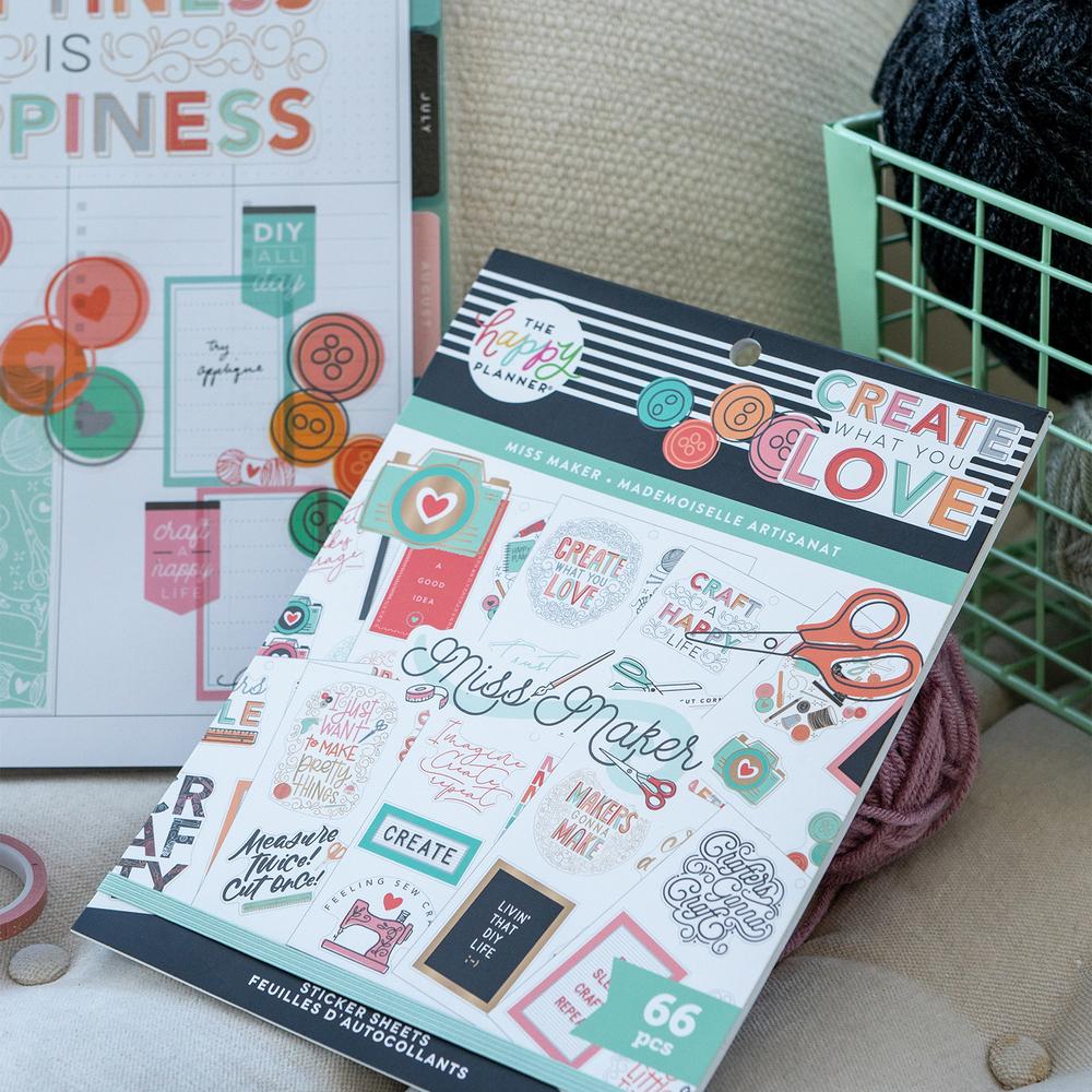Large Value Pack Stickers Miss Maker Happy Planner