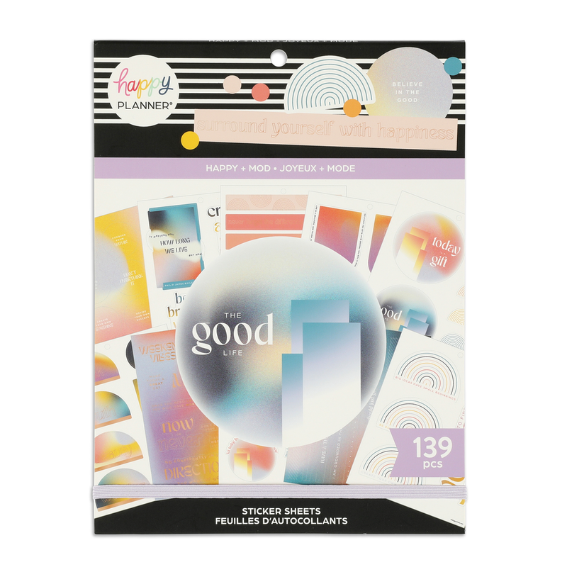 Large Value Pack Stickers - Happy + Mod