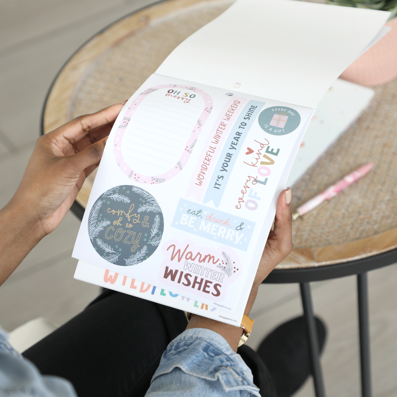 Circles Sticker Sheet  Bullet Journal Dot Stickers - Rae's Daily Page