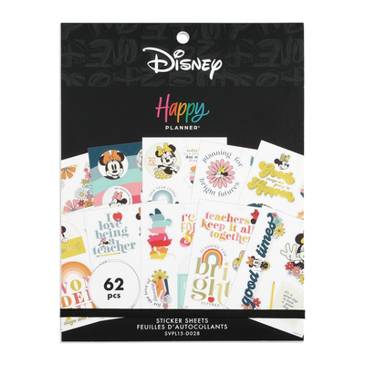 The Happy Planner Disney Sticker Pack for Calendars, Journals and Projects  –Multi-Color, Easy Peel – Scrapbook Accessories – Alice in Wonderland Theme